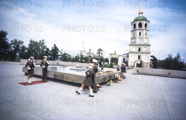 Ussr, siberia, irkutsk, change of the guard