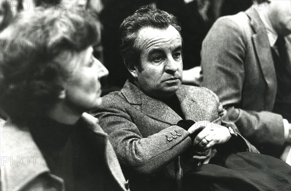 Gino negri at maurizio pollini's concert, 70's