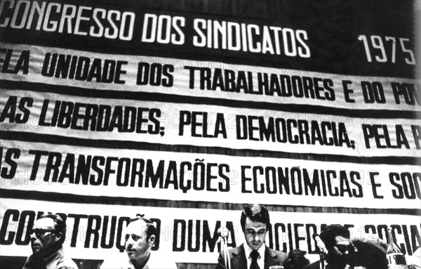Lisboa, workers labor union convention, 1975