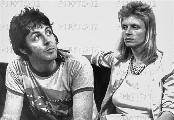 Paul mccartney and his wife linda eastman, 1973