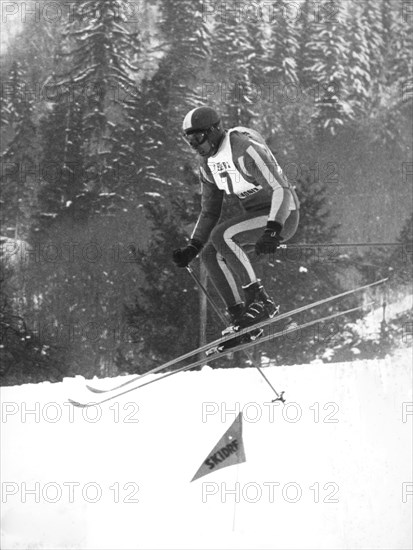 Karl schranz, chamonix world skiing championships, 1962