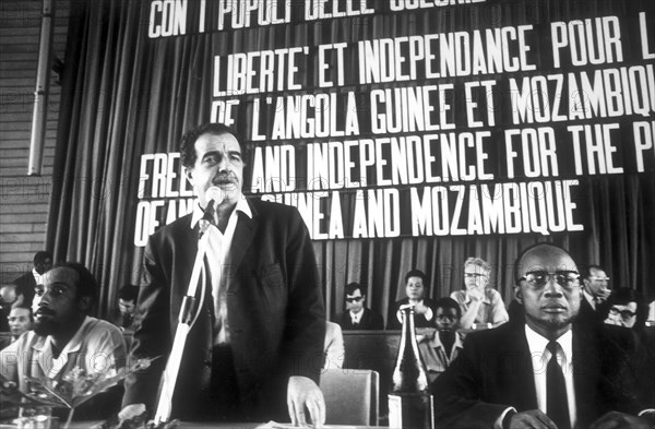 Marcellino dos santos, lucio luzzatto, amilcare cabral, rome, 1970