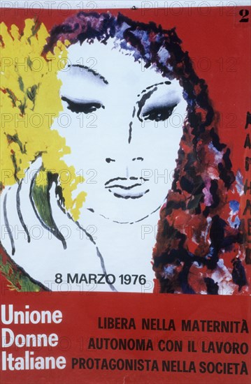 Poster, Women's Day, March 8, 1976