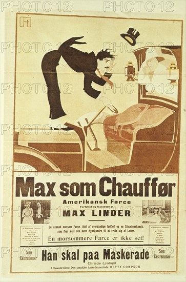 Max son chauffeur, max linder, 1917