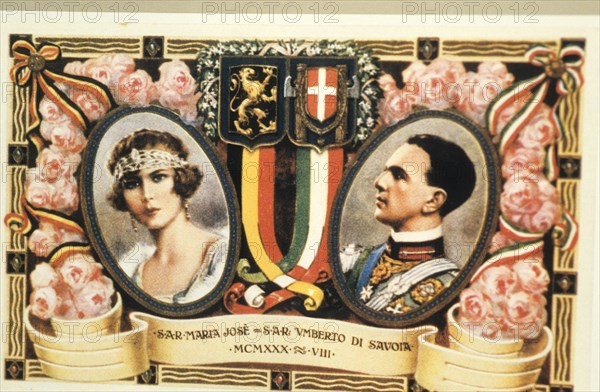 Maria jose and umberto di savoia