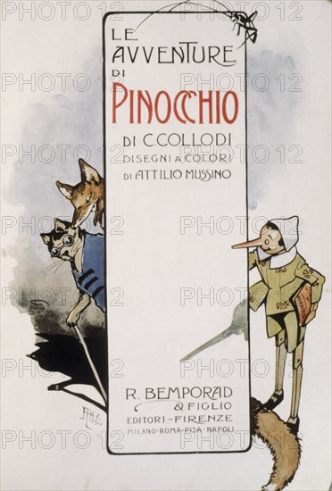 The Adventures of Pinocchio by Carlo Collodi illustrated by attilio mussino, 1919