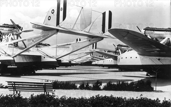 94 Seaplanes s 55 based on the basis of Orbetello, 1933