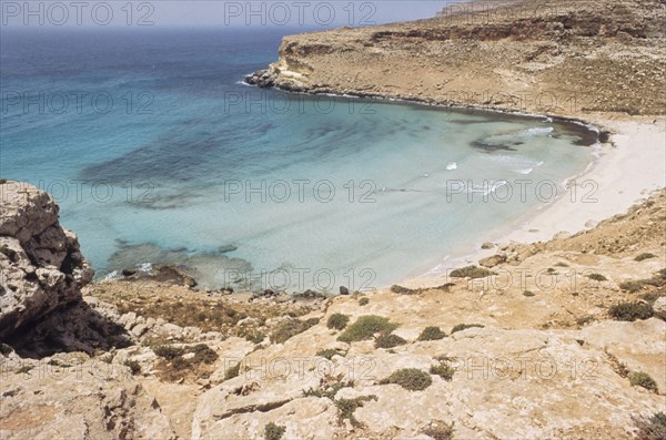 Spiaggia dei conigli, lampedusa, italy