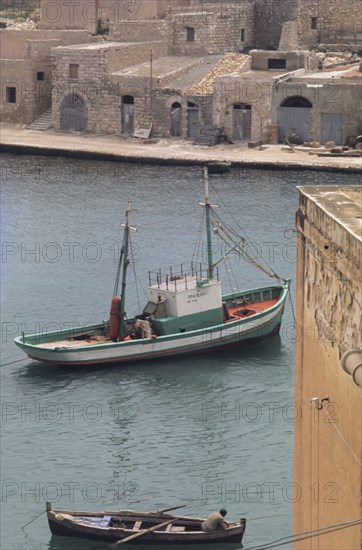 Fishing boat, lampedusa, italy