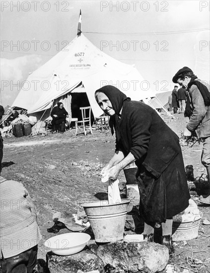 Earthquake in sicily, gibellina, belice, Italy, 1968