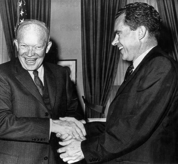 Dwight eisenhower, richard nixon, 1960