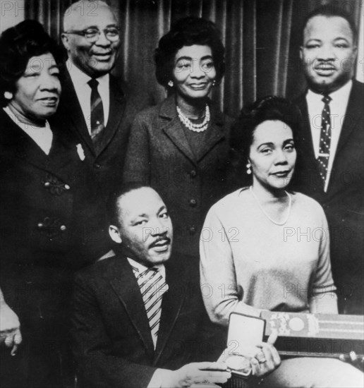 Martin luther king, coretta king, martin luther king senior, 1969