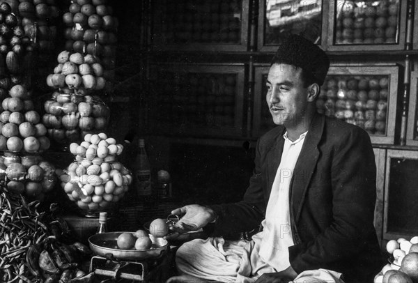 Fruit seller, north africa