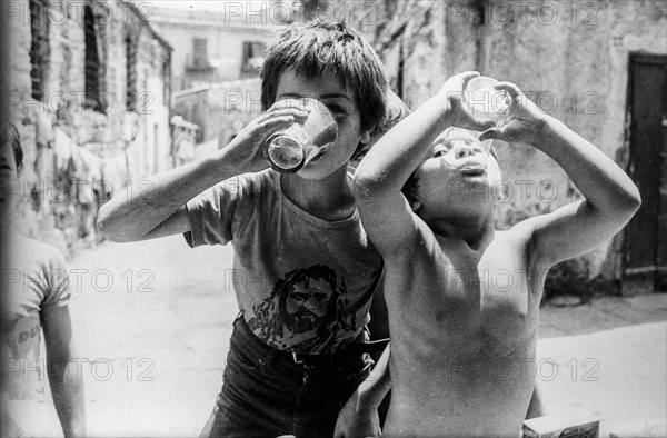 Children, palermo, sicily