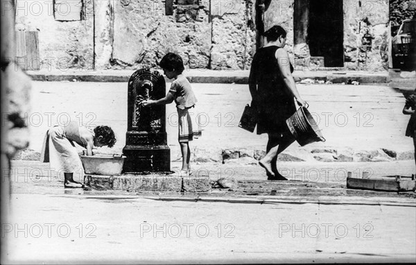 Popular district, palermo, sicily