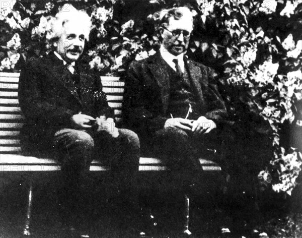 Albert einstein, alberto I king of belgium, 1933