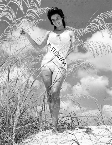 Lovely dawn cashwell, miss florida, pensacola, florida, 1967