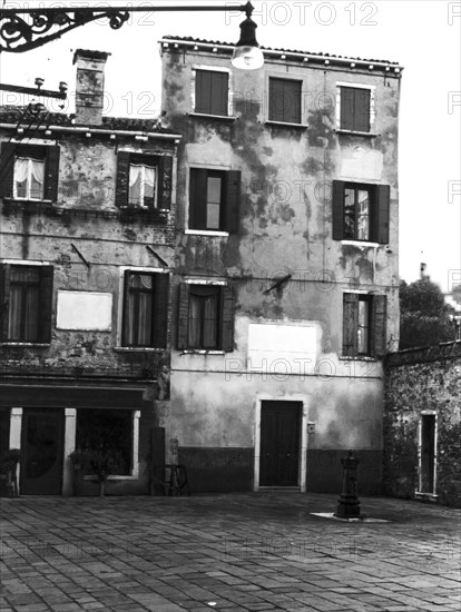 Ugo foscolo house, venice, 1960s