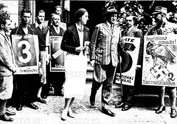 Kurt von schleicher with wife elisabeth