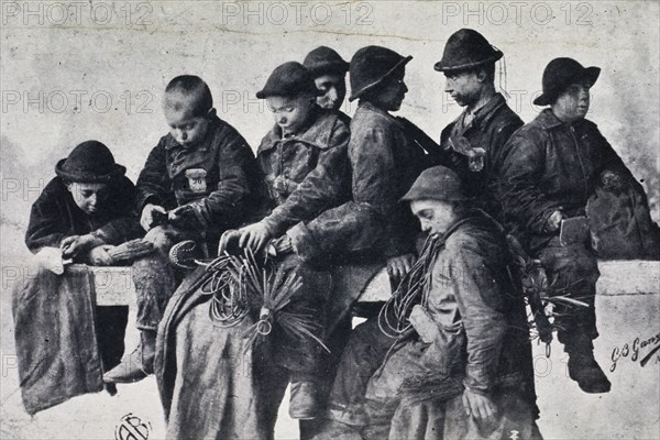 Chimney sweeps in Milan, late nineteenth century