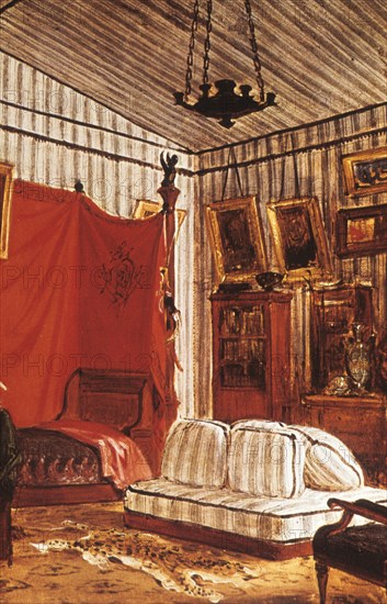 Appartement du comte de mornay, eugene delacroix, 1833