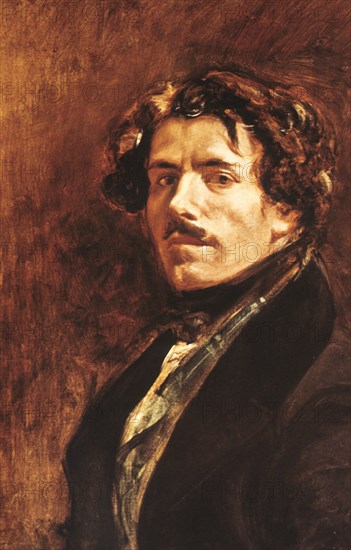 Self portrait, eugene delacroix