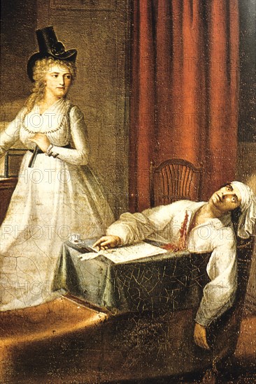 Assassination of jean-paul marat, Charlotte Corday