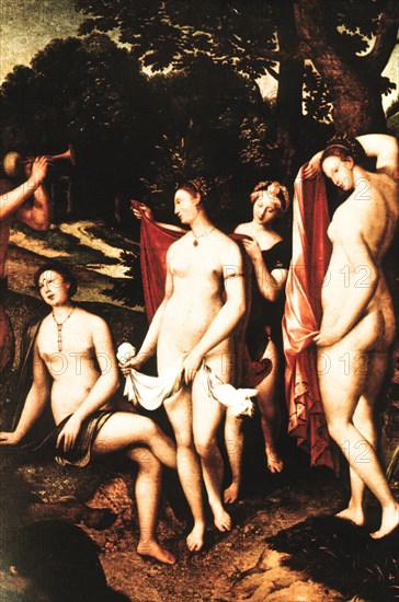 Bagno di diana, francois clouet, 1550
