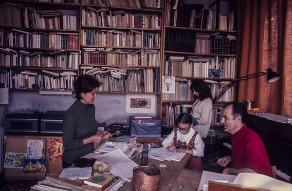 Luigi nono in his house, 1972