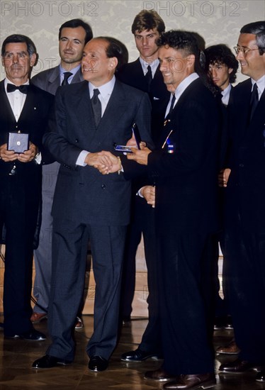 Silvio berlusconi, roberto baggio, 1995