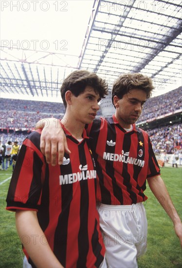 Demetrio albertini, alessandro costacurta, 1989