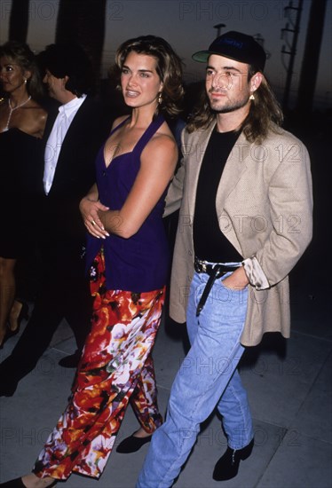 Andre agassi, brooke shields, 1984