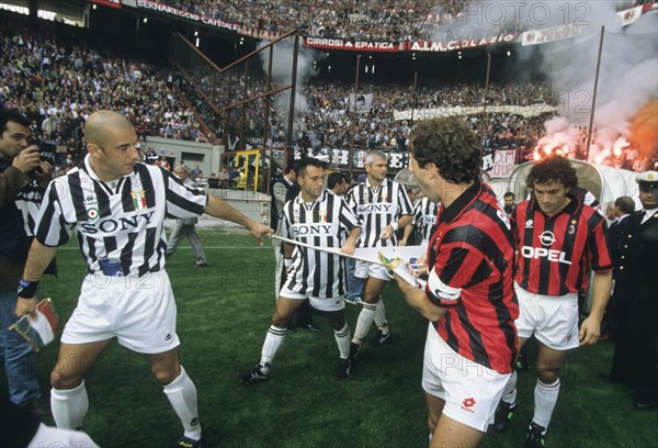 Franco baresi, gianluca vialli, roberto donadoni, 1998