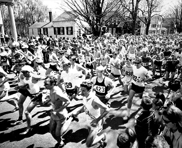 Athletics, Boston Marathon, USA, 1968