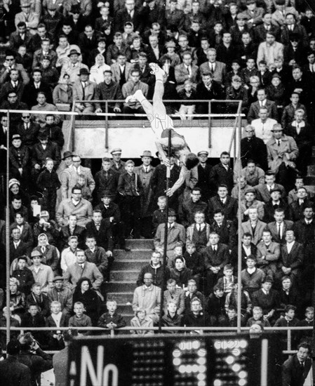 Athletics, pole vault, Helsinki, Finland, 1962