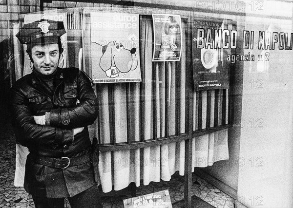 Private police, Banco di Napoli, Milan, 70s