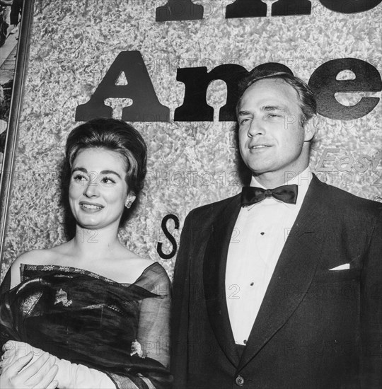 Sandra church, marlon brando, 1966