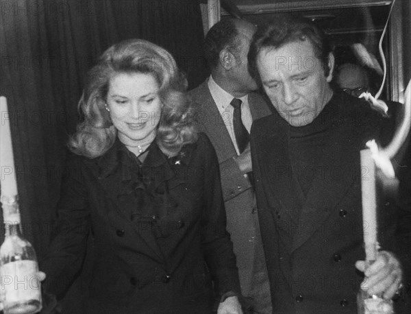 Richard burton, catherine deneuve, 60s