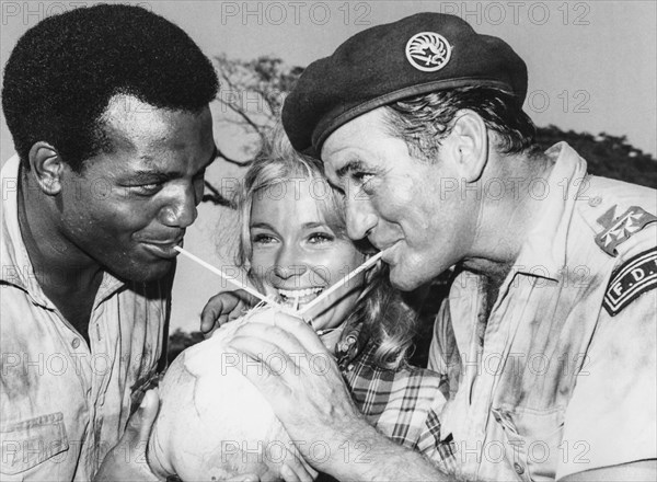 Jim brown, yvette mimieux, rod taylor, 1967