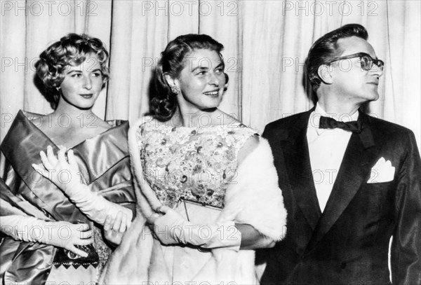 Jenny ann lindstrom, ingrid bergman, lars schmidt, hollywood, los angeles, 1959