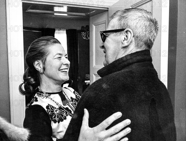 Ingrid bergman, gunnar bjornstrand, 1967