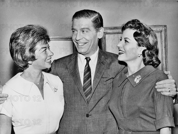 Milton berle, ruth berle, marian colby, 1959