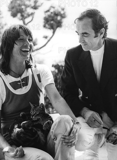 Elsa martinelli, charles aznavour, 60s