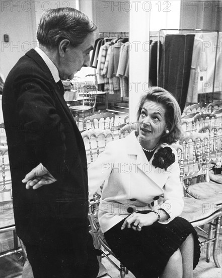 Lauren bacall, norman norell, 1965