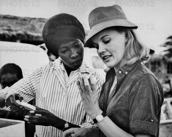 Gladys nguy, carroll baker, naivasha, kenya, 1964