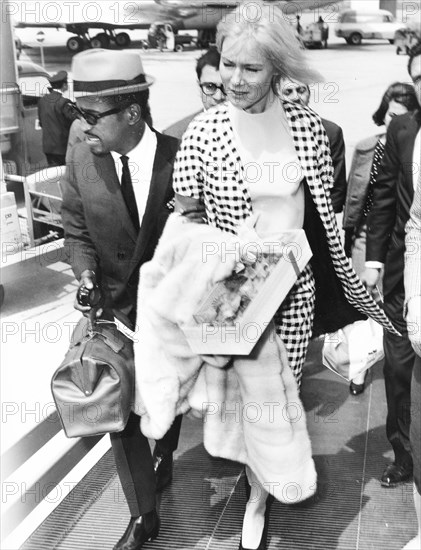 May britt, sammy davis jr, rome 1962