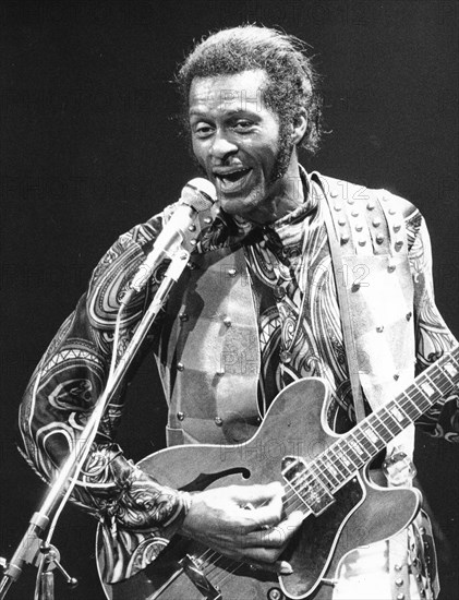 Chuck berry, the rainbow theatre, finsbury park, london 1973