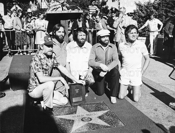 The beach boys, hollywood, los angeles, california, 70s