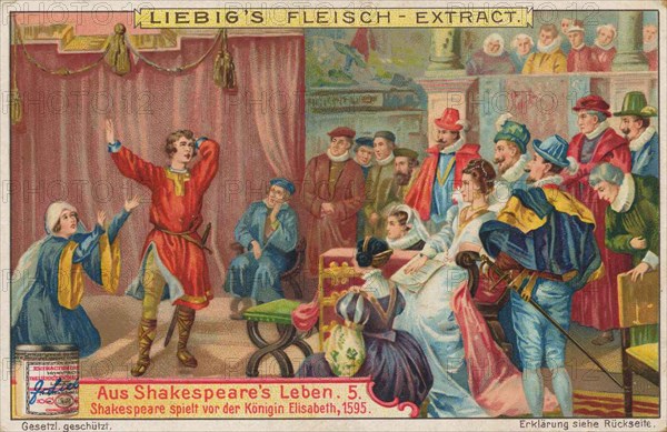 Picture series from the life of Shakespeare