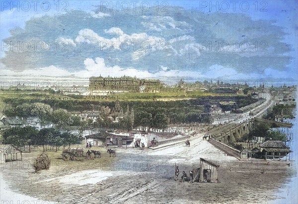 The Royal Palace in Madrid in 1869